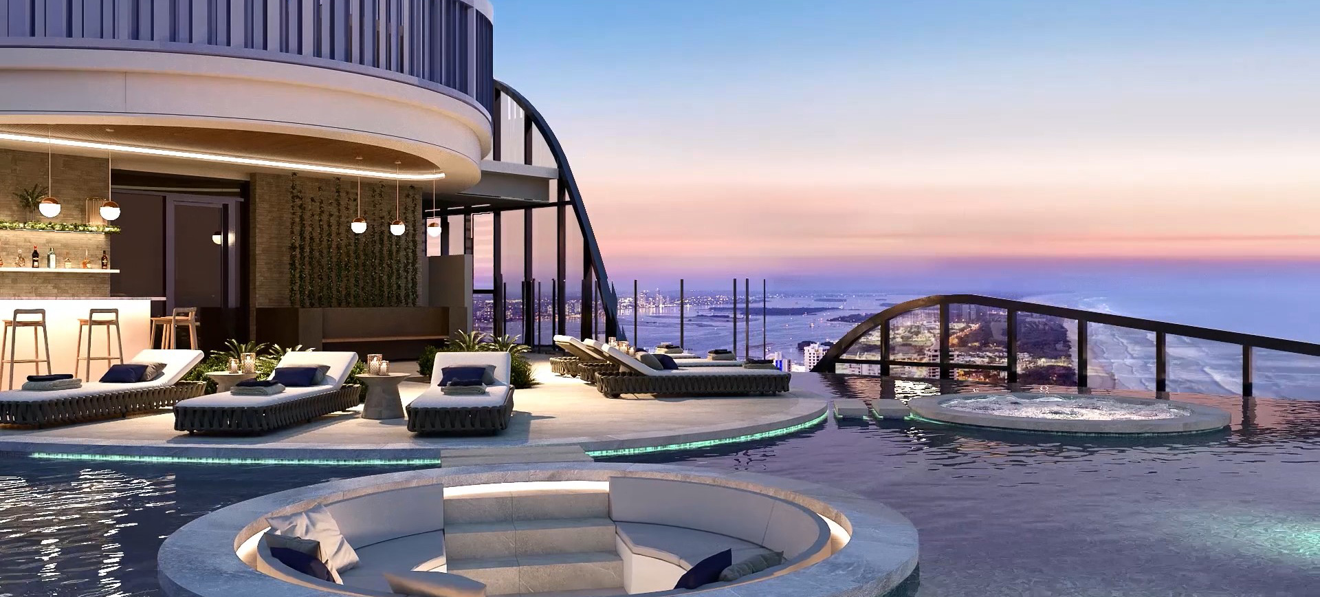 level 39 rooftop pool and bar