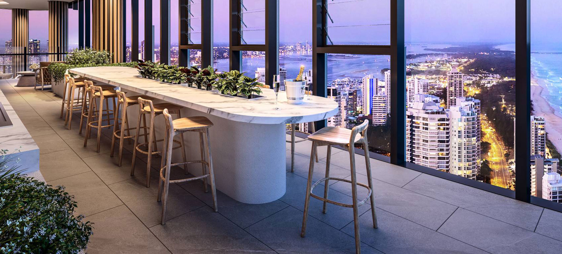 level 39 rooftop pool and bar